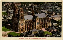 Orleans CPA Seen of the cathedral taken in the plane