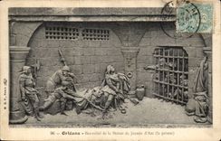 Low Orleans CPA relief of Statue of Jeanne of arc (the prison)