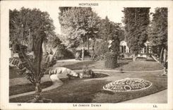 Montargis cPA the Durzy garden