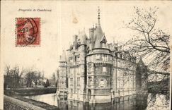 Combreux CPA the castle