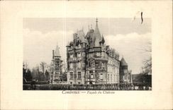 Combreux CPA Frontage of the castle