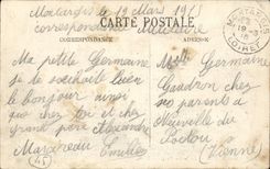 Montargis cPA der Durzy Garten