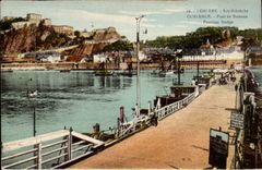 CPA Coblenz Schiffsbrucke Bridge of boats