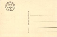 High Koenigsbourg CPA interior Staircase