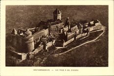 High Koenigsbourg cPA Seen from has flight of bird