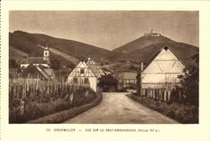 Orschwiller cPA Seen on High Koenigsbourg