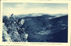 CPA Schlucht the rock of the camel and sight on the solid mass of the Balloon