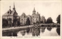 Mulhouse CPA the post office building and the canal