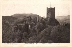 Ribeauville CPA Ruins of the castle St Ulric