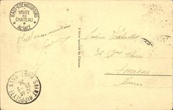 High koenigsbourg CPA seen from of the large Bastion