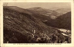 CPA the balloon of Alsace Seen on the valley of the Tasty one