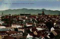 Colmar CPA Gesamtansicht put Blick auf die Vogesen