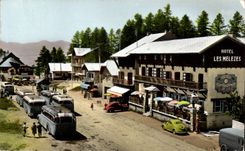 Valberg MODERNE KARTE die Mitte des Dorfs