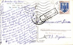 Valberg MODERNE KARTE die Mitte des Dorfs