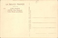 Sospel CPA alte Hauser auf Bevera