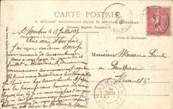 CPA Tal Vesubie Saint Martin Vesubie der Ansicht und Tal von Boreon