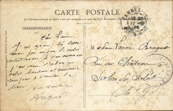 Linie des Sudens von Frankreich CPA kaskadiert das Versteinern des Sprunges der Wolf-Exkursion um Nizza