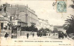 Nettes - Weg Englisch - Hotel von Luxemburg - CPA