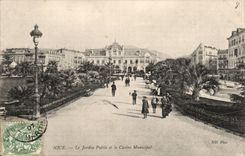 Nettes - der allgemeine Garten und das stadtische Kasino - CPA