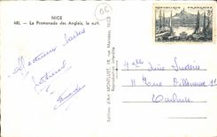 Nett - Weg Englisch - die Nacht - CPA