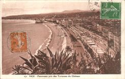 Nettes CPA Panorama genommen von den Terrassen des Schlosses