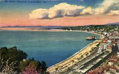 Nettes CPA Panorama gesehen vom Schloss