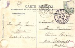 Netter CPA Eingang der Boreinfassung und des Einfassungsbors