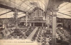 Nettes CPA Hall des stadtischen Kasinos