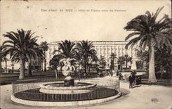 Nettes CPA Hotel von Frankreich kommt die Palmen