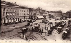 Nettes CPA das Platz massena