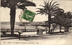 Nettes CPA das Kai des Mittags gesehen von den ponchettes