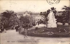 Nettes CPA das Denkmal und das Kasino