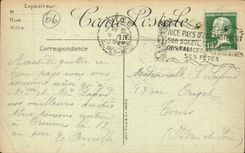 Nettes CPA das Denkmal und das Kasino