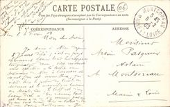 Nettes CPA die Kaskade des allgemeinen Gartens