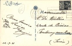 Nettes CPA der Brunnen der Triton und das Kasino des Piers