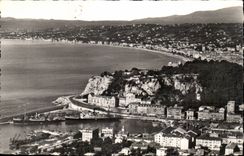 Nettes CPA der Hafen und die Bucht der Engel