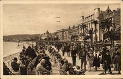 Netter CPA Weg der englischen toursites zur Sonne