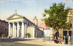 Nette CPA Kirche des Hafens