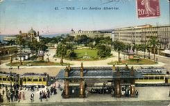 Nettes CPA die Garten Albert 1