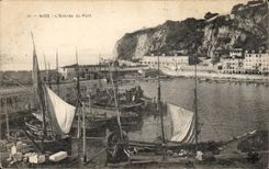 Nettes CPA Hereinkommen des Hafens