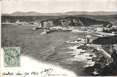 Nettes CPA der Hafen