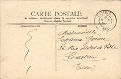 Nettes CPA der Hafen