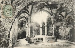 Interior Cannes CPA of the old castle St Honorat