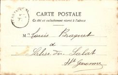 Cannes CPA Island and castle St honorat