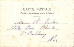 Cannes CPA Island and castle St Honorat