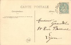 Cannes CPA the bell-tower of the mount Knight