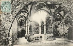 Interior Cannes CPA of the old castle St Honorat