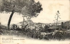 Cannes CPA Seen from of the road of Fatty