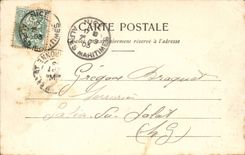 Cannes CPA Seen from of the road of Fatty