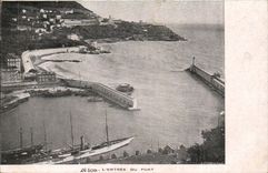 Nettes CPA Hereinkommen des Hafens